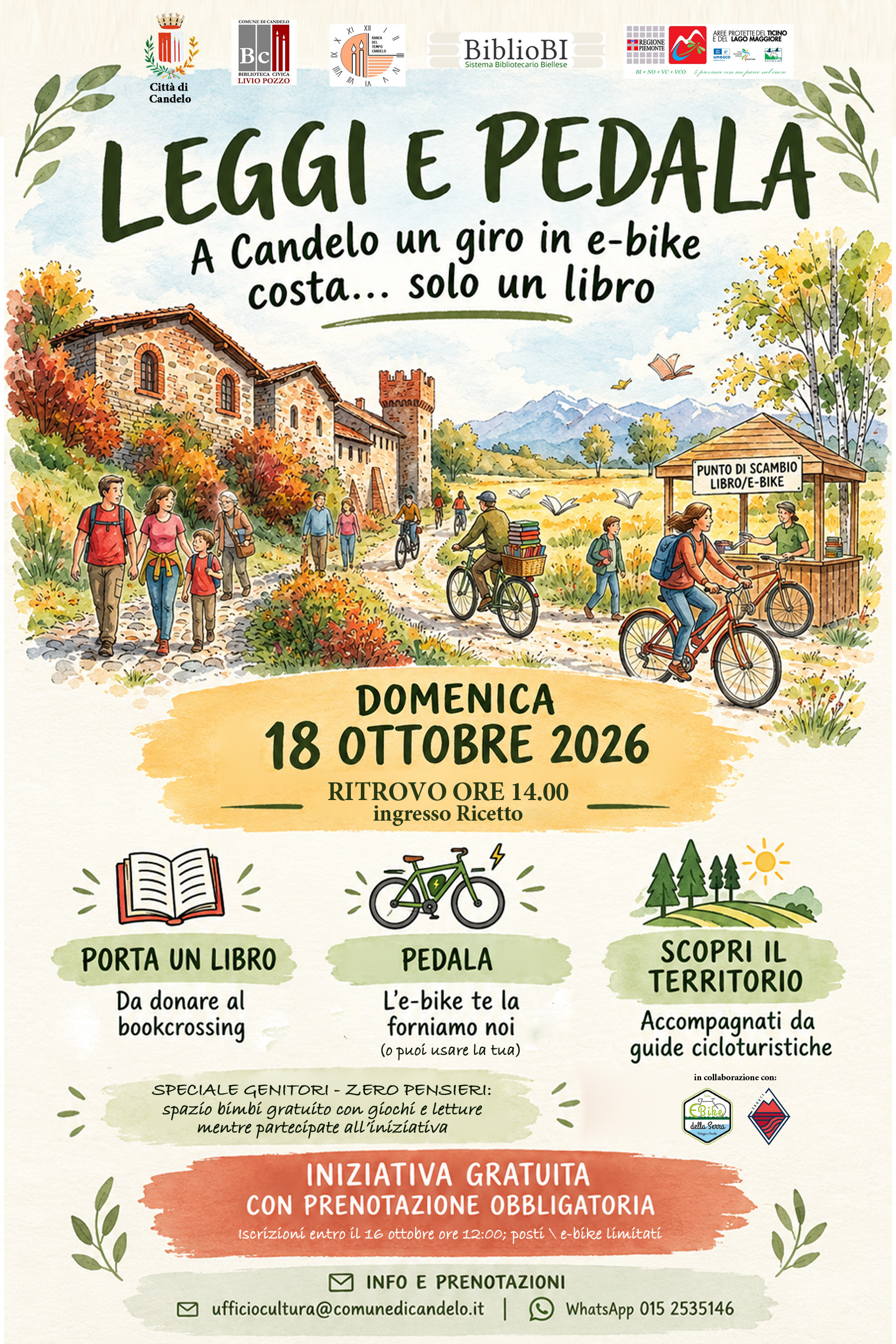 Leggi e pedala – 18 Ottobre