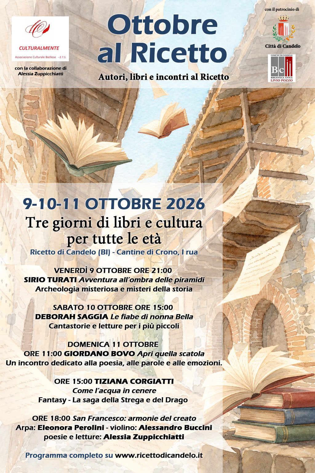 Ottobre al Ricetto – 9-10-11 Ottobre