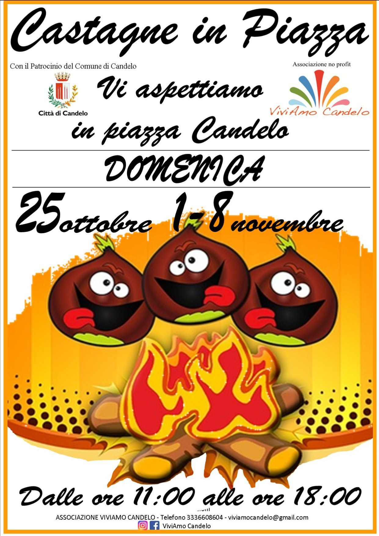 Castagne in Piazza – 25 Ottobre, 1-8 Novembre